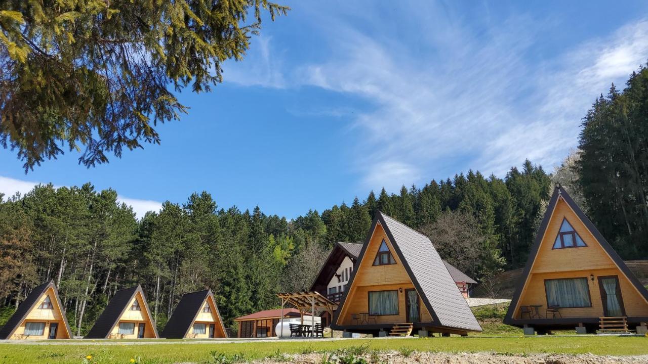 Catunul Din Podei A-Frame Dragoslavele Extérieur photo