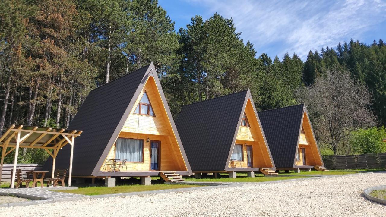 Catunul Din Podei A-Frame Dragoslavele Extérieur photo
